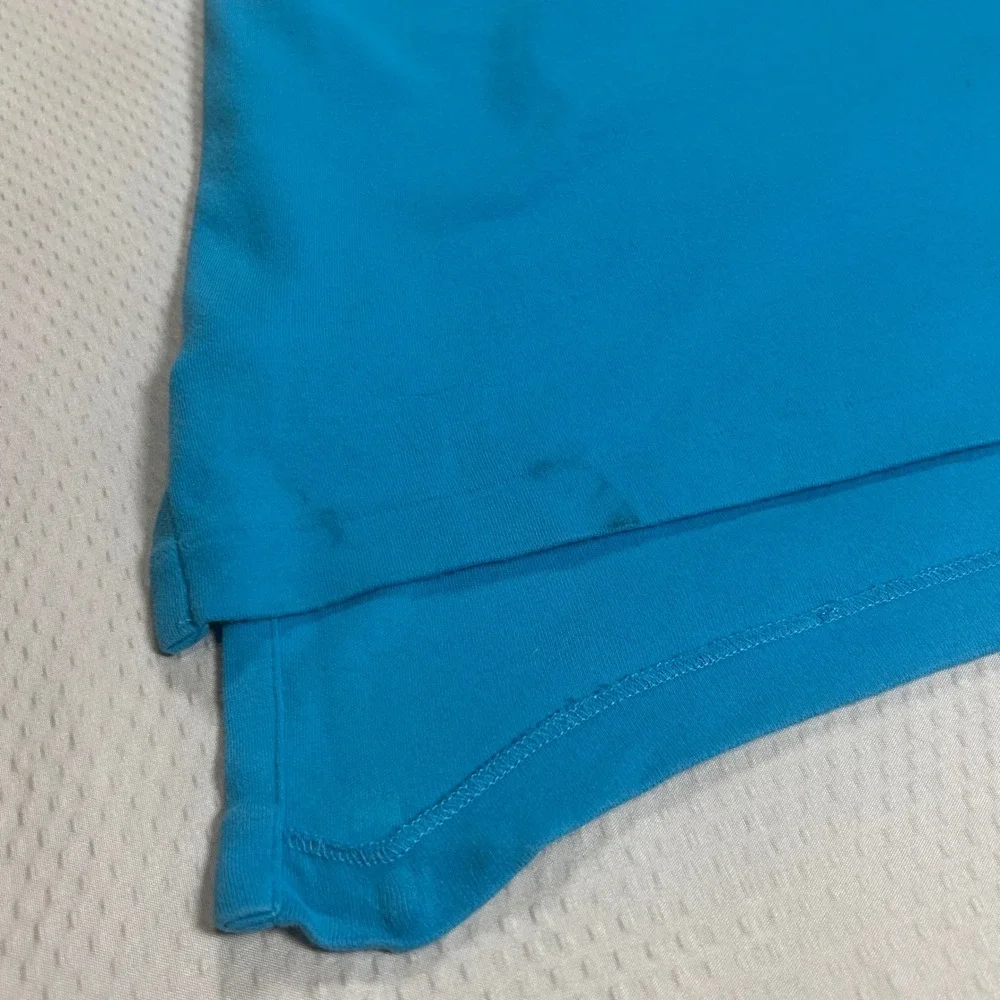 Polo Ralph Lauren Mens XXL Short Sleeve Polo Shirt Turquoise Blue Purple Pony